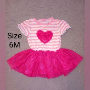 Circo Pink Heart Baby Tutu Dress 6M